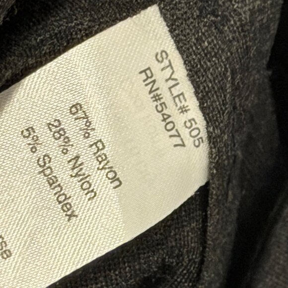 Cabi Womens Pencil Skirt Size 4 Charcoal Gray Rayon Blend skirt - Picture 4 of 12